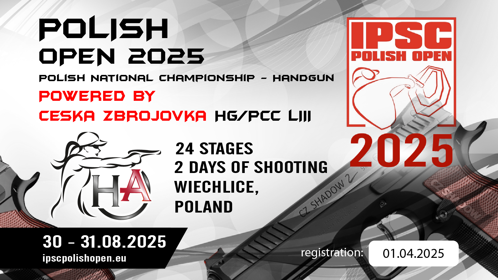 POLISH OPEN 2025 POWERED BY ČESKÁ ZBROJOVKA i Halinka Arms Cup PCC L3