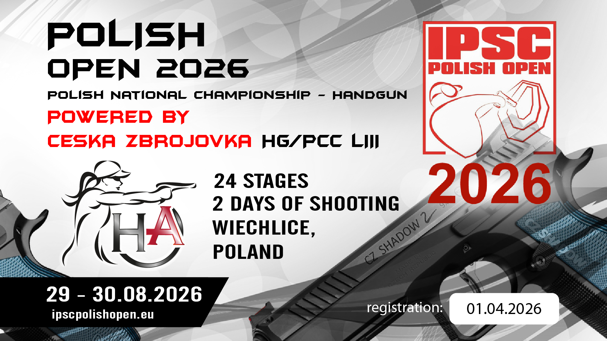 IPSC Polish Open 2026 powered by Ceska Zbrojovka i Halinka Arms Cup PCC